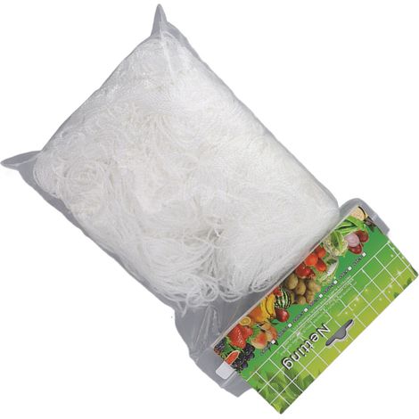 Weißes Polyesternetz für Gartenpflanzen, Rankgitter für Obst und Gemüse, mehrlagiges Kletternetz für Haus, Terrasse und Landwirtschaft, 1,5 x 9 m (1/5)