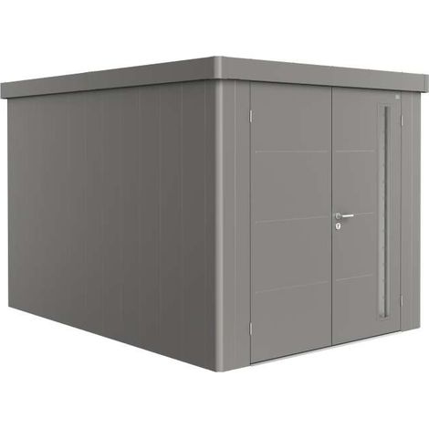 Casetta Neo 4B doppia porta, grigio quarzo metallizzato