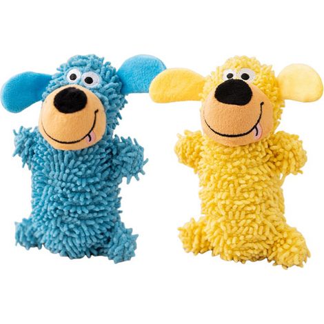 Petit jouet pour animaux de compagnie avec son et en tissu doux et résistant (1/5)
