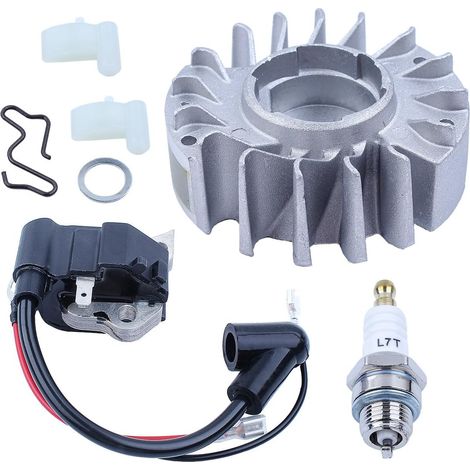 Kit de cliquet de bobine d'allumage pour STIHL 017 018 MS170 MS180 MS 170 180 Tronçonneuse avec pièces de rechange de bougie (1/5)