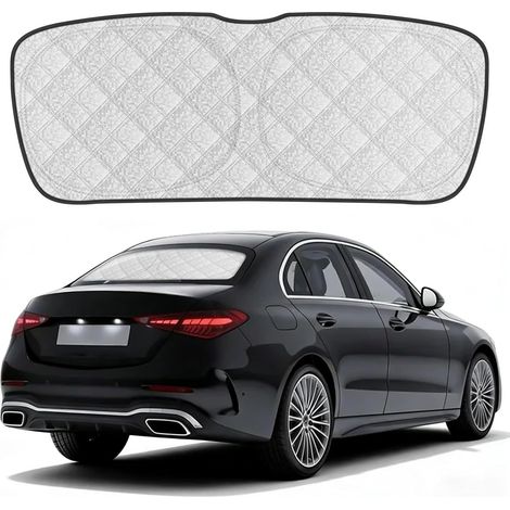 Pare-Soleil pour Lunette Arrière Remplacement pour Mercedes-Benz C-Class W206 2022-2026, Pliable Pare-Soleil pour Pare-Brise de Voiture, Bloque 99% des Rayons UV et Maintient Votre Véhicule au Frais,- (1/5)