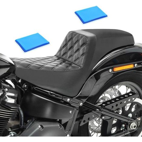 Zweisitzer-Gel-Sitz für Softail Low Rider / S / ST 18-25 SP8B