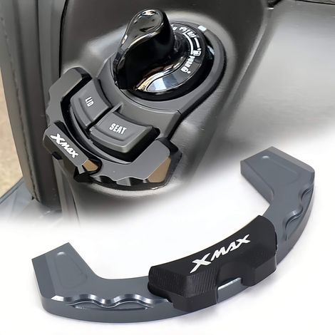 Cache décoratif CNC pour Serrure de Porte électrique 125, 250 et 300 (2017-2023) et 400 (2018-2023). (Titane) (1/5)