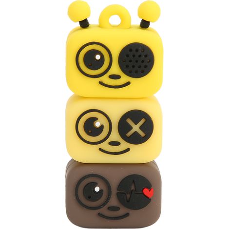Clé USB 32GB Jaune Abeille Style Cartoon, USB 2.0 Portable pour Bureau, Mémoire Amovible Pratique (1/5)