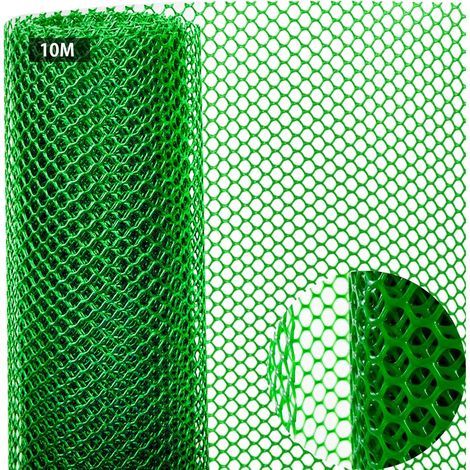 Clôture en Plastique de 10 m pour Chats, Chiens, Elevage de Volaille, Jardin, Balcon, Grillage Plastique pour Décoration de La Maison et Le Jardinage (1/5)
