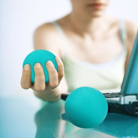 Balle anti-stress - FAFEICY - Grip Ball - Silicone - Léger - 53mm