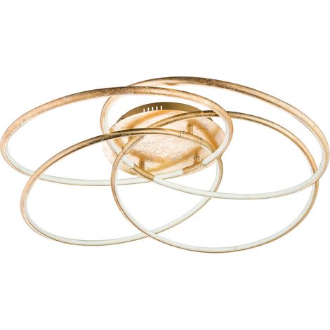 Globo - plafón - Barna - dorado - aluminio - Ø 85cm - LED - (1/5)