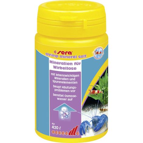 Sera Mineralien für Wirbellose Shrimp Mineral Salt 100 ml Wasseraufbereiter
