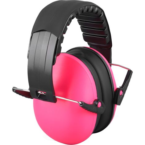 Cache-oreilles antibruit pour enfants, pour une sécurité optimale pendant leur sommeil. Mini cache-oreilles roses à réduction de bruit. (1/5)