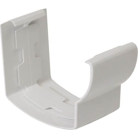 Nicoll – Raccord pour gouttière PVC ovation blanche LG28 – Pour chantiers humides – Installation facile – Résistant aux UV