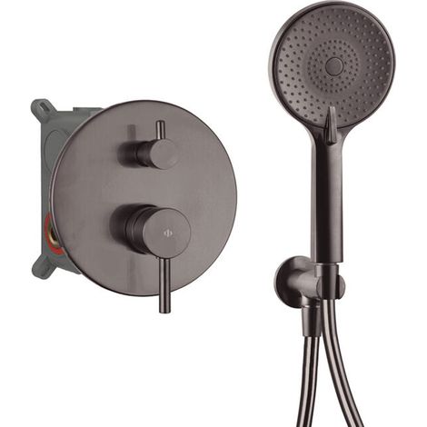 Kit exterior para ducha empotrada Sirio Titanio (1/5)