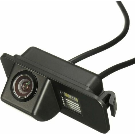 Cámara de visión trasera a color para coche, resistente al agua, con visión nocturna, luz de matrícula, HD CCD, de alta resolución, para FORD Mondeo BA7 ab/Focus II Facelift C/Kuga ab/S-Max ab (1/5)
