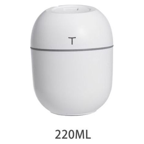 Mini humidificateur d'air de voiture 220 ml (blanc) (1/5)