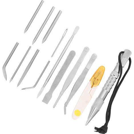 Ensemble de 14 Aiguilles pour Paracorde - Outil de Fabrication de Bracelets DIY et Tissage