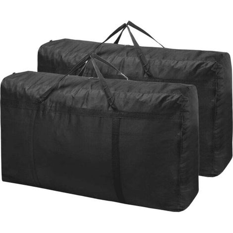 180L 2-pack thickened extra-large waterproof storage bag, cloth moving bag for clothes, storage and carrying bag, holiday travel bag MUMU (1/4)