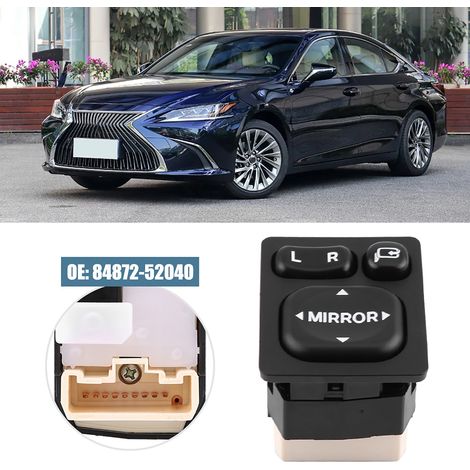 Elektrisch einklappbarer Rückspiegel-Steuerschalter für Toyota 84872-52040, Autoteil, Klappspiegelschalter, 1 Stück (1/5)