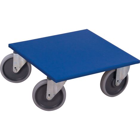 VARIOfit Möbelhund mit Kunststofflenkrollen 600 x 600 mm Höhe 255 mm Traglast 750 kg 2 Stk