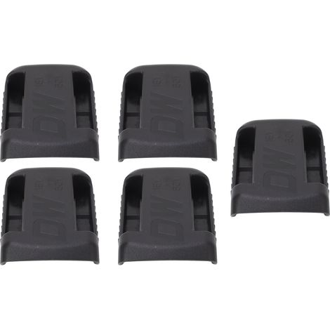 5 ensembles d'étagères de rangement pour batteries avec boucles de ceinture de suspension adaptées aux batteries au lithium Dewalt DCB200, DCB201, DCB203, DCB204, DCB205, DCB206 et autres. (1/5)