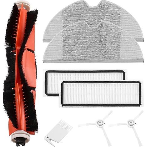 Kit de rechange de 8 filtres HEPA, brosses principales et lingettes pour aspirateur robot Xiaomi Mijia 1C 2C / STYTJ01ZHM (1/5)