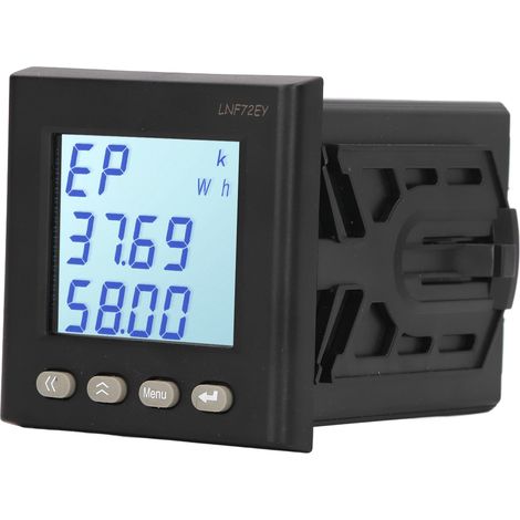 Voltmètre numérique triphasé AC DC 80‑270V, ampèremètre courant tension pour tableau électrique (1/5)