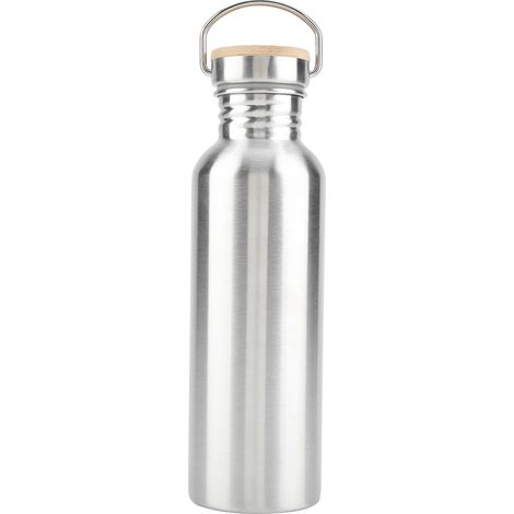 750 ml tragbare Edelstahl-Wasserflasche für Outdoor-Aktivitäten, Reise-Wasserflasche, Edelstahl-Thermosbecher für Camping und Wandern. (1/3)