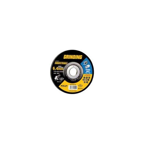 DISCHI DA SGROSSO PER FERRO/INOX Ø MM.115 LINEA INDUSTRIALE- - ø mm.115x6,4 foro 22,2 da sgrosso per ferro/inox - 20 pezzi GRINDING