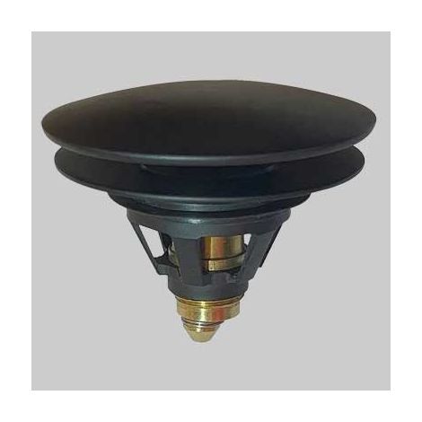 TAPPO SALTERELLO UNIVERSALE CLICK CLACK NERO OPACO - Ottone