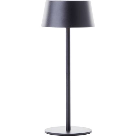 Lampe de table d'extérieur - BRILLIANT - PICCO - LED et solaire - Métal et plastique - 5 W - Noir dépoli (1/5)