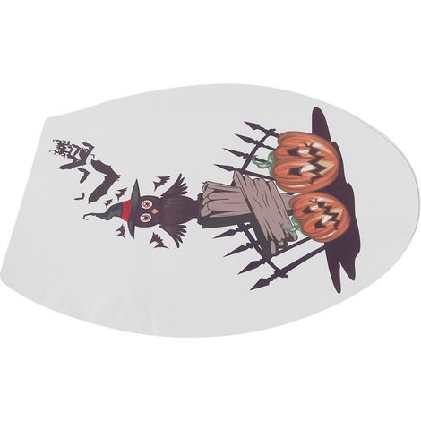 Autocollants pour toilettes Halloween série TL, autocollants muraux décoratifs personnalisés de style européen et américain TL002 (3 pièces/paquet) (1/5)