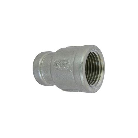 MANICOTTO DI RIDUZIONE FF ACCIAIO INOX Misura: 1" x 1/2"
