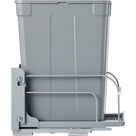 Mophorn Poubelle coulissante sous évier 33 L, système de tri des déchets avec glissières métalliques à fermeture douce, solution pratique pour placards de cuisine, restaurants et bars (1/5)