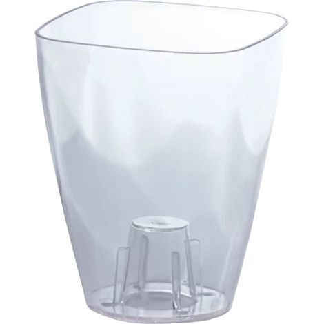 Pot de fleurs transparent en Prosperplast pour orchidée Coubi DUKO130P (1/4)