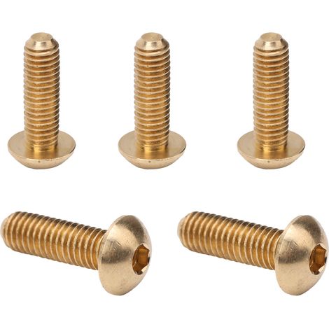 M5x16mm Hohlsechskantschrauben, 50er-Packung, Kupfer, für Industrie- und Heimwerkerwerkzeuge (1/5)