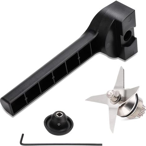 Ensemble lame humide pour blender avec clé et kit d'outils pour le retrait du manchon d'entraînement, pièce de rechange pour bol compatible avec Vitamix 520... (1/5)