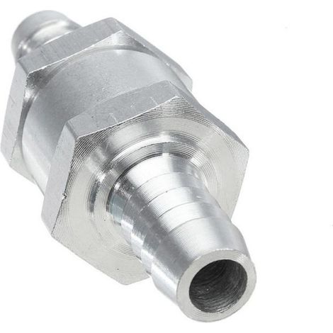 Lot de 2 clapets anti-retour carburant 8 mm en aluminium, valve non-retour essence pour moto, auto et tondeuse (1/5)
