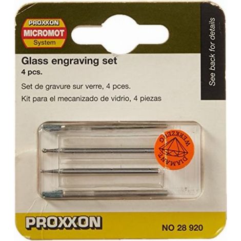 Proxxon Micromot 28 920 Kit di lavorazione del vetro Ø gambo 2.35 mm 1 KIT (1/3)