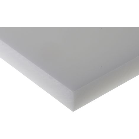 Plaque POM RS PRO Blanc, 500mm x 300mm x 20mm ( Prix pour 1 Lot )