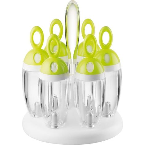 Portaspezie Girevole Con 6 Contenitori – Design Salvaspazio Moderno