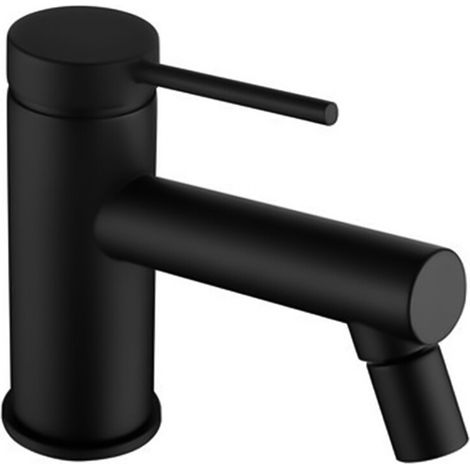 Miscelatore bidet in ottone nero opaco con leva monocomando slim Alba (1/2)