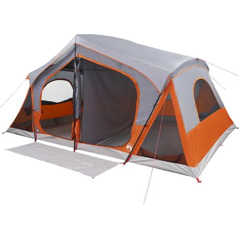 Tienda Cabaña con techo Gris y naranja 480 x 273 x 205 cm