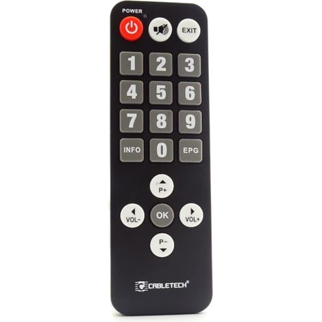 Telecomando universale DVB-T per anziani PIL0367