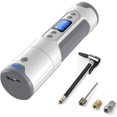 Pompe À Air Pompe Electrique Compresseurcompresseur D'Air Portable Gonfleur De Pneu Mini Pompe À Air De Voiture Rechargeable Pompe À Air Électrique Sans Fil 150Psi 12V Voiture De Vélo Sphérique-Fédér (1/4)