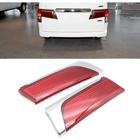 One red ABS car right rear bumper light, rear bumper reflector, and brake light compatible. (1/4)