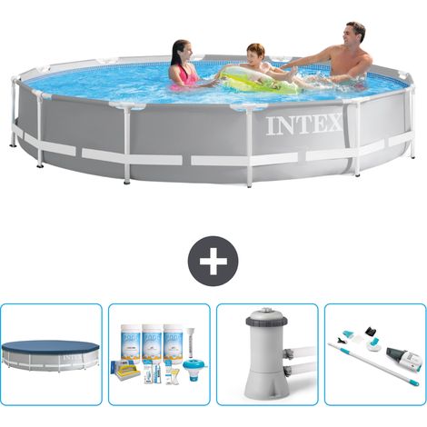 Intex Piscine Prism Frame Ronde - 366x76 cm - 5-pièces SCB5 (1/5)