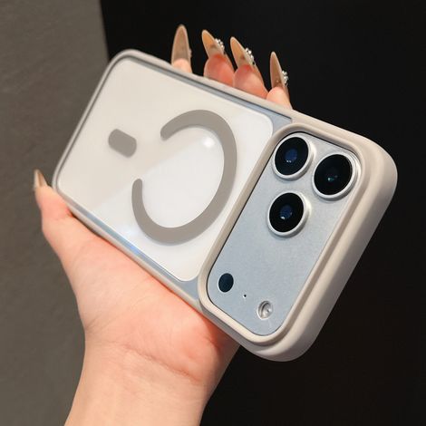 Étui de chargement sans fil magnétique (iPhone 11 Pro Max gris) (1/5)