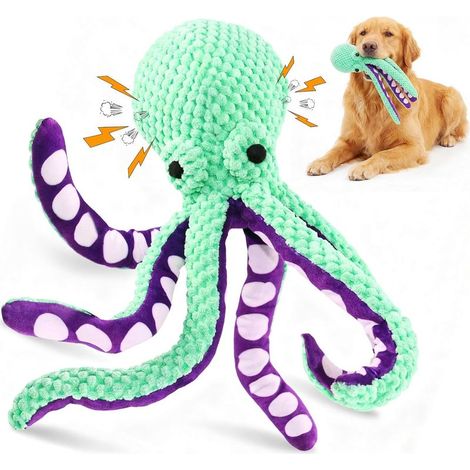Large Squeaky Dog Toys- Plush Dog Toys with Soft Fabric for Small, Medium, and Large Dogs Daily Companionship, Training Reward Gift (1/5)