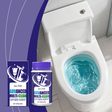 Mehrzweck-Reinigungspulver, wasserlöslich, zur Entkalkung von WC und Bad, zur Entfernung von Kalkablagerungen und zur Reinigung von Glasuren – 150 g -- DTEKGAZ (1/5)