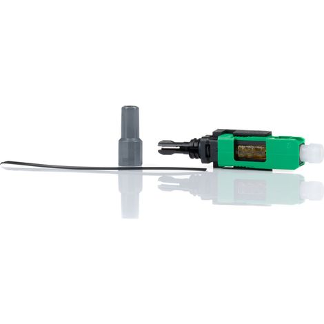 Rs Pro – Connecteur SC Simplex monomode 9/125µm – Perte d'insertion 0.5dB – Diamètre de buffer 900µm – Adaptateur fibre optique (1/2)
