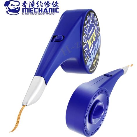 Fil à dessouder anti-brûlure série SR20 (3,0 mm) : mèche d'absorption d'étain, outil de dénudage pour la réparation de composants électroniques (1/5)