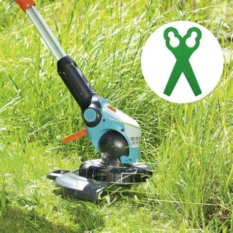 Lot de 120 lames de rechange en plastique pour tondeuse à gazon de 8,3 cm pour jardin et pelouse (120 pièces) (1/3)